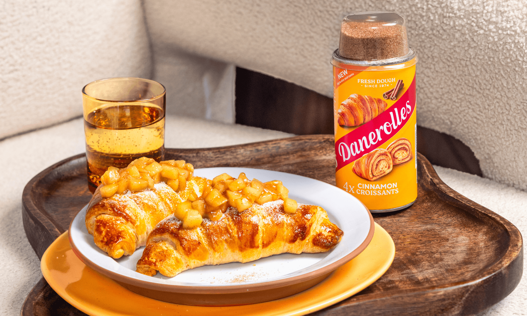 Apple cinnamon croissant